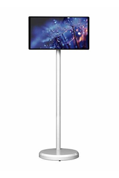 SANEC 21,5 İnç Dokunmatik Kiosk Ayaklı FHD Beyaz Renkli