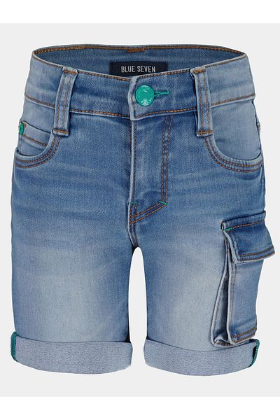 Blue Seven Pantaloni scurți din denim pentru băieți 840078 X Albastru