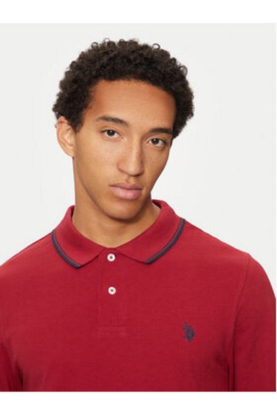 U.S. Polo Assn. us polo assn Mens Polo MUP2255-912 Red