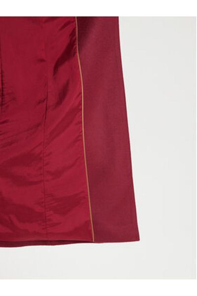 BOSS Women Wool Coat 50501019 Burgundy