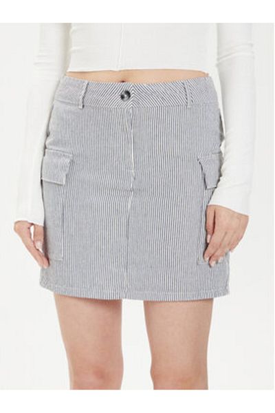 Gina Tricot Fustă creion pentru femei 21988 bleumarin