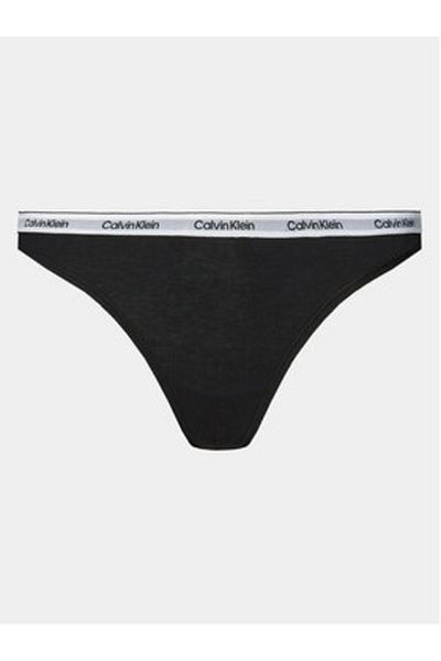 Calvin Klein Set de lenjerie intimă pentru femei, format din 3 perechi de chiloți tanga 000QD5209E Negru