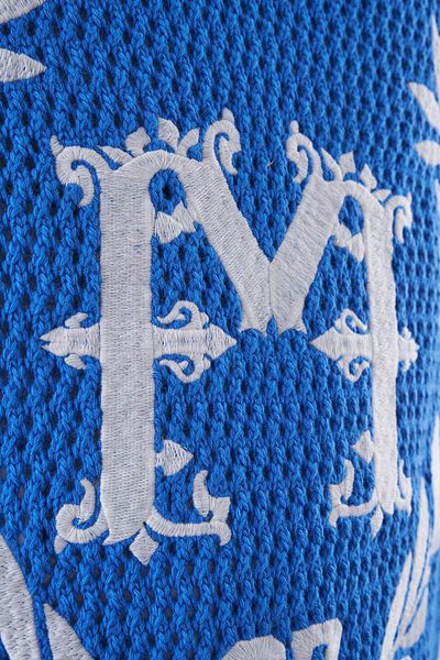 Machinist Mchnst Knit College Style Tee Saks Blue