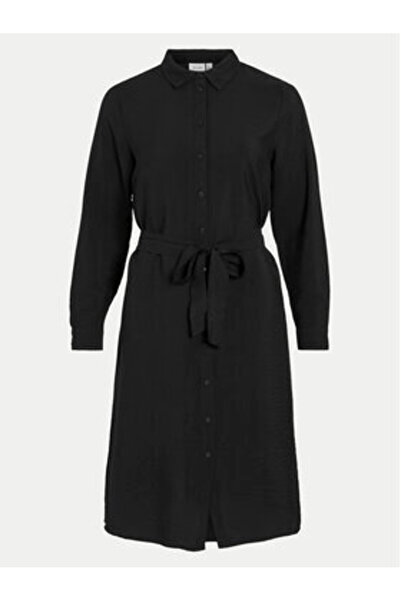VILA vila Women's Shirt Dress 14095932 Black