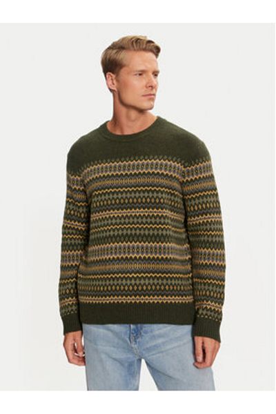 WRANGLER Men's Sweater 112357294 Green