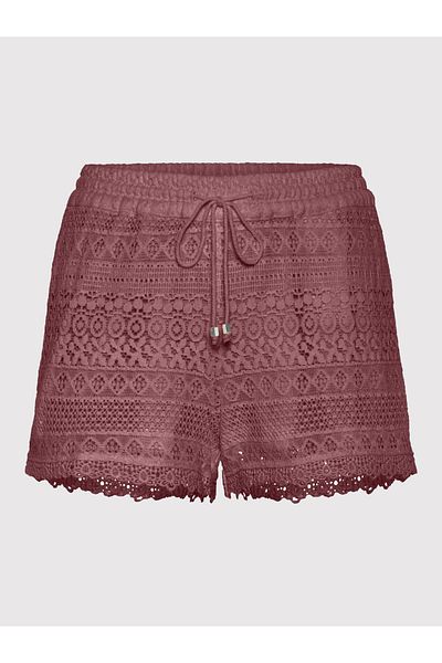 Vero Moda vero moda Women's Material Shorts 10190155 Burgundy