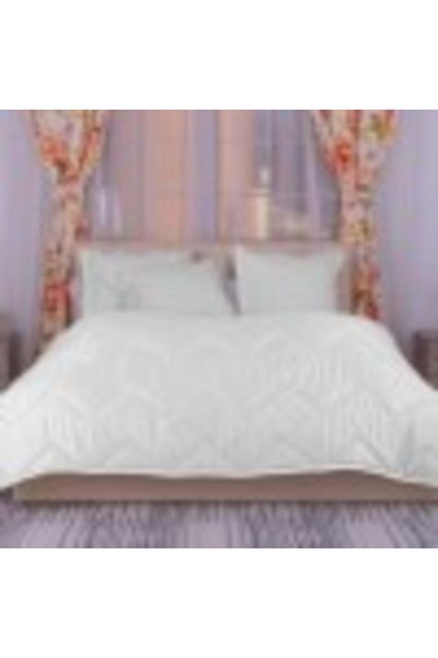 Pucioasa Winter wool polycotton quilt 140X210cm, Pucioasa, white