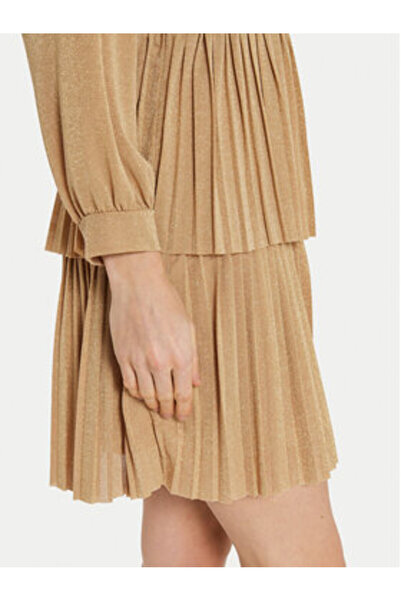 Artigli Rochie tip cămașă pentru femei ACAB000583 Auriu