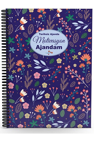 Nesil Yayınları Nesil Tarihsiz Motivasyon Ajandam Stickerlı Spiralli 17x24 cm...