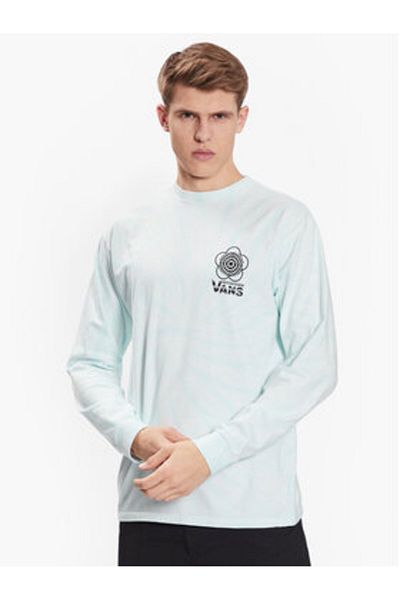 Vans Tricou cu mânecă lungă pentru bărbați VN0006DHG5O1 albastru
