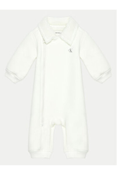 Calvin Klein Jeans Unisex Παιδική Χειμερινή Ολόσωμη Φόρμα IN0IN00255 Εκρού