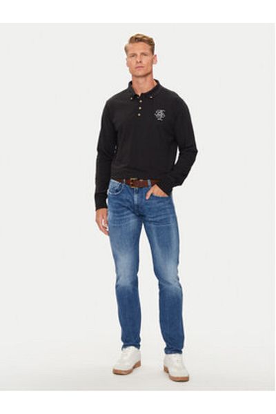 Brave Soul Polo bărbătesc MLT-412KLAY negru