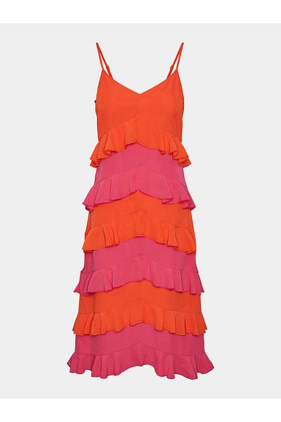 YAS yas Women Summer Dress 26032842 Orange