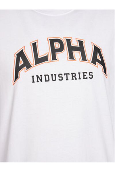 Alpha Industries Tricou bărbătesc 146501 Alb