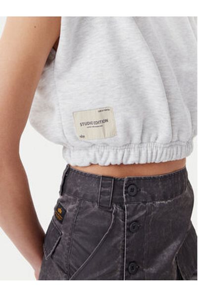 Alpha Industries Women's Top 156031 Gray