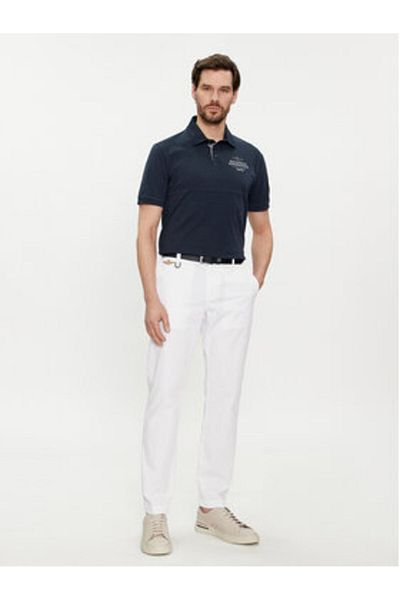 Aeronautica Militare Polo bărbătesc 241PO1756J584 Albastru marin