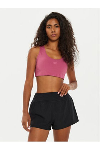 4F Sutien sport pentru femei 4FWAW24USBAF140 roz