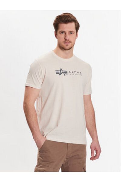 Alpha Industries Set de 2 tricouri bărbătești 118534 Bej, Negru