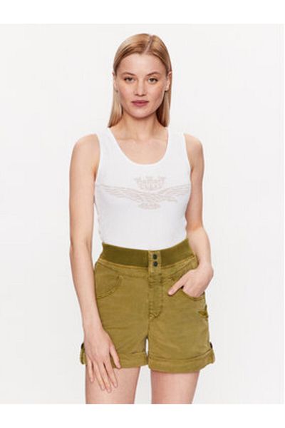 Aeronautica Militare Women's Top 231TS2114DJ585 White