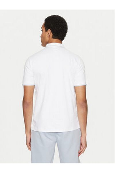 Calvin Klein Tricou polo pentru bărbați Calvin Klein K10K114130 Alb