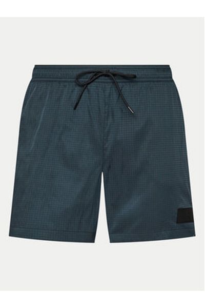 Calvin Klein Pantaloni scurți de baie pentru bărbați KM0KM01023 Negri
