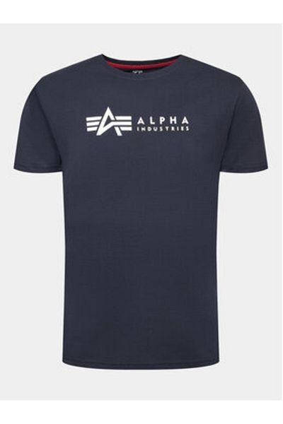 Alpha Industries Set de 2 tricouri bărbătești 118534 Bleumarin, Gri