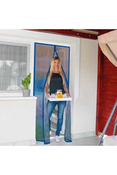 Garden of Eden Magnetic Anti-Mosquito Net - Door - Insect Protection Magnetic Closure 100 x 210 cm, Blue