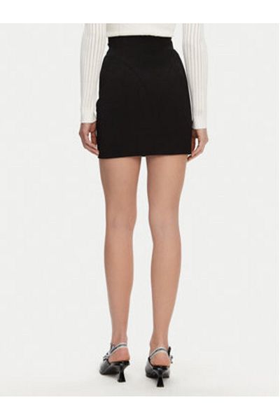 BALMAIN Women Mini Skirt DF1LA465VB00 Black
