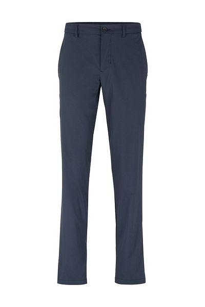 BOSS Men's Fabric Trousers 50482656 Navy Blue