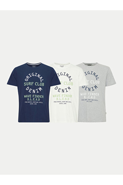 Blend Set de 3 tricouri pentru bărbați 20717426 Colorat