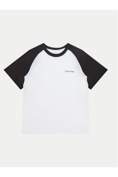 Calvin Klein Jeans Tricou băieți IB0IB02352 Alb