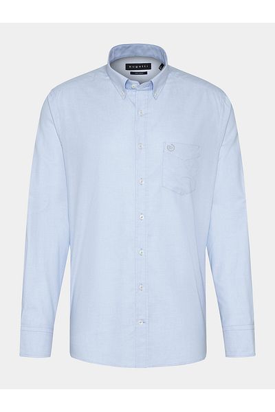 BUGATTI Mens Shirt 9350 98800 Light Blue