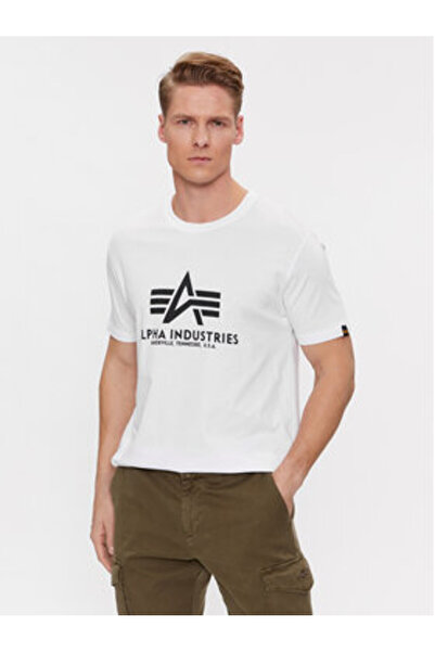 Alpha Industries Tricou bărbătesc Alpha Industries 100501 Alb