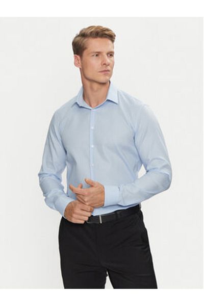Calvin Klein Cămașă bărbătească K10K113848 Albastră