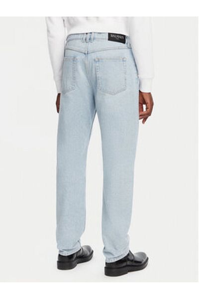 BALMAIN Men's Jeans DH1MI043DE59 Blue