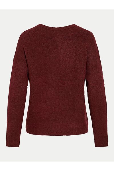 VILA Women's Cardigan 14101549 Red