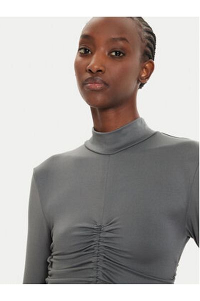 Brave Soul Women's Blouse LLT-589GRETAGREY Gray