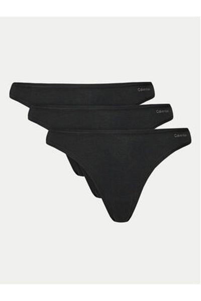 Calvin Klein calvin klein underwear Women's Set of 3 pairs of thongs 000QD5217E Black