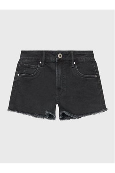 Pepe Jeans Pantaloni scurți din denim pentru fete PG800783XR0 Negri