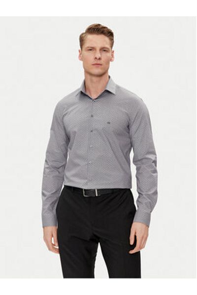 Calvin Klein Mens Shirt K10K112587 Gray