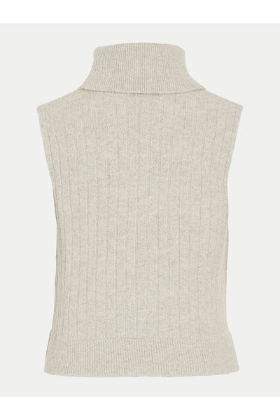 VILA Women's Turtleneck 14094218 Beige