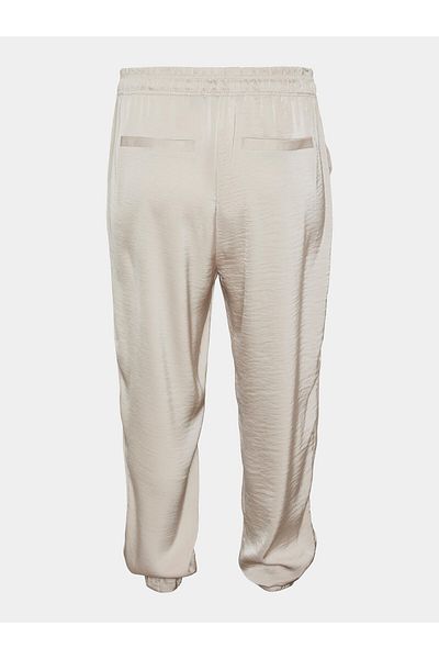 Veromoda Curve Pantaloni din material textil pentru femei vero moda curve 10301979 Ecru