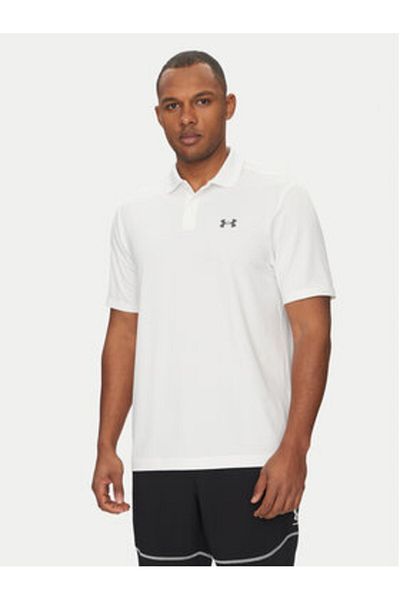 Under Armour Tricou polo pentru bărbați Under Armour 1377374 Alb