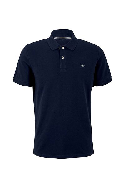 Tom Tailor Tricou polo pentru bărbați Tom Tailor 1027713 Bleumarin