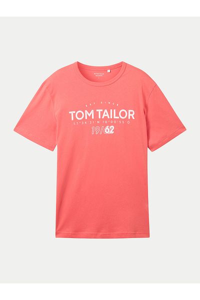 Tom Tailor Men's T-Shirt 1041871 Red