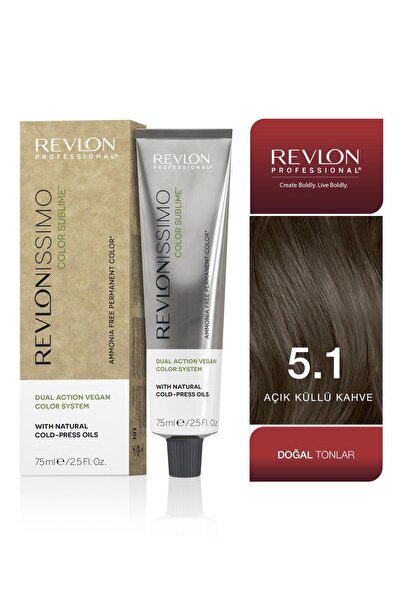 Revlon Professional RP COLOR SUBLIME 5.1 Küllü Açık Kahverengi – Amonyaksız V...