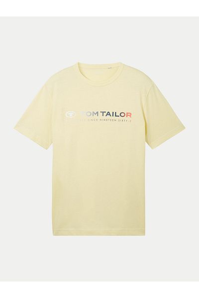 Tom Tailor Men's T-Shirt 1041855 Yellow