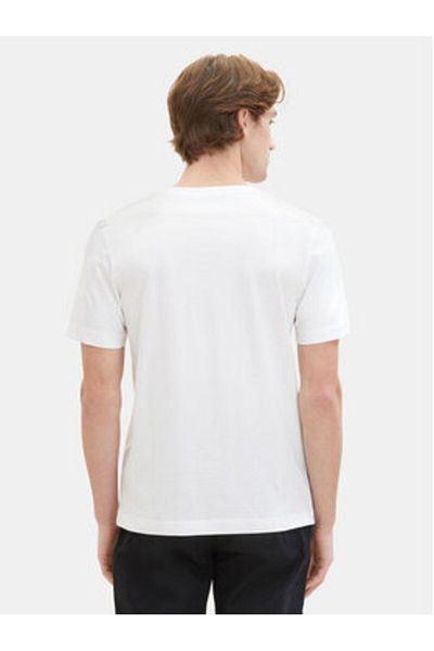 Tom Tailor Tom Tailor Set de 2 tricouri pentru bărbați 1037738 Alb