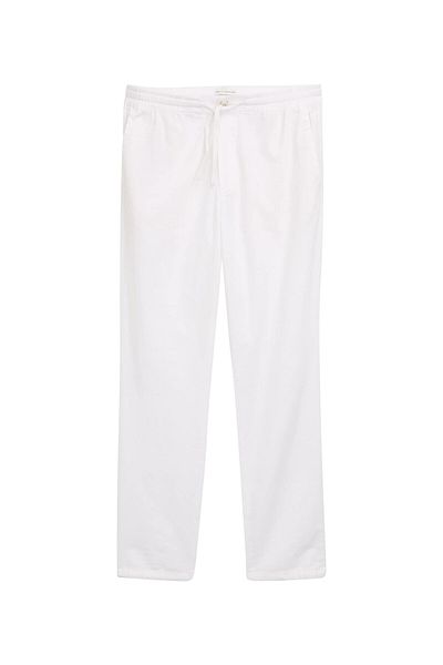 Tom Tailor Men's fabric trousers 1044716 White