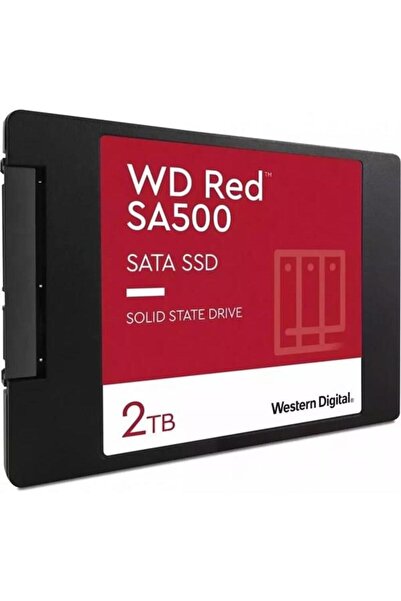 WD SSD Western Digital Red SA500, 2TB, SATA-III 6 Gbps, NAS de 2,5 inchi, 3D NAND